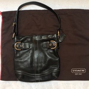 Gently used leather Coach purse.